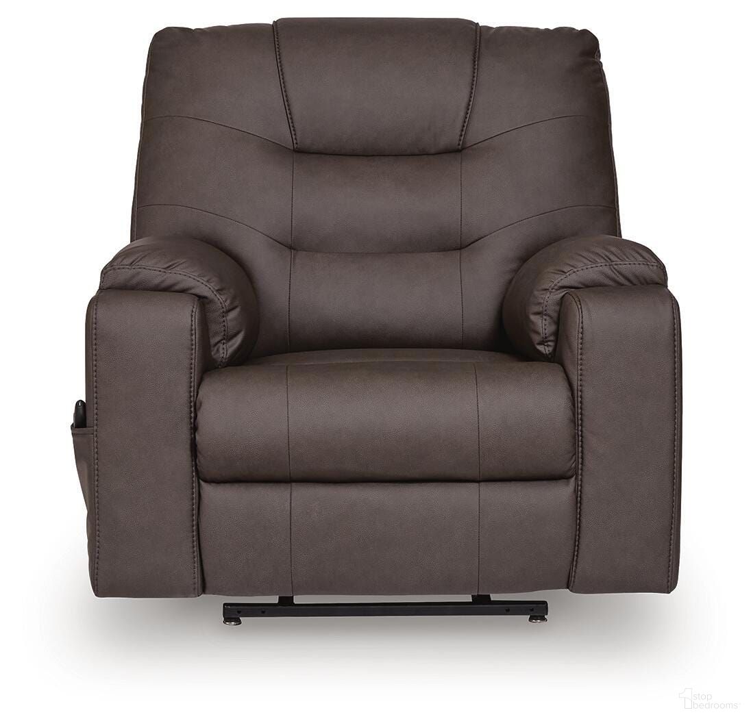 Bennet-Pier Power Lift Recliner In Gunmetal