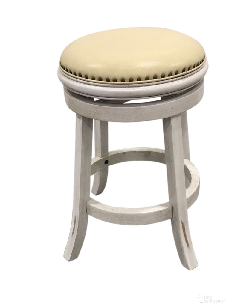 The appearance of Bennet Upholstered Swivel Barstool - Set of 2 In Sand and Cream Upholstery designed by Carolina Living in the traditional interior design. This sand and cream piece of furniture was selected by 1StopBedrooms from Bennet Collection to add a touch of cosiness and style into your home. Sku: BS-1725-RS-SNCM. Material: Rubberwood.