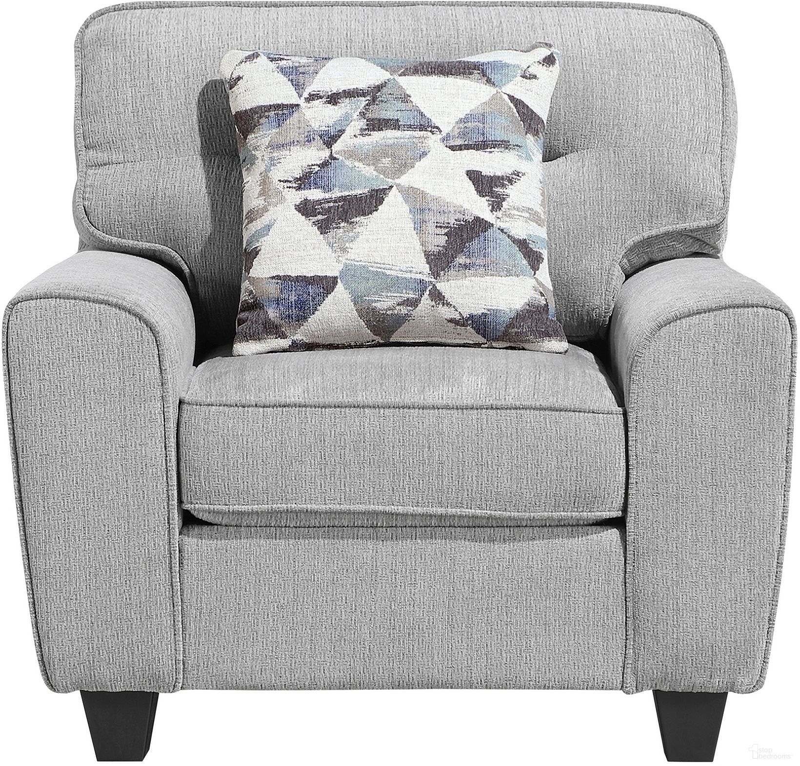 The appearance of Bennett Accent Chair In Gray designed by Homelegance in the modern / contemporary interior design. This gray piece of furniture was selected by 1StopBedrooms from Bennett Collection to add a touch of cosiness and style into your home. Sku: 8416GY-1. Material: Chenille.