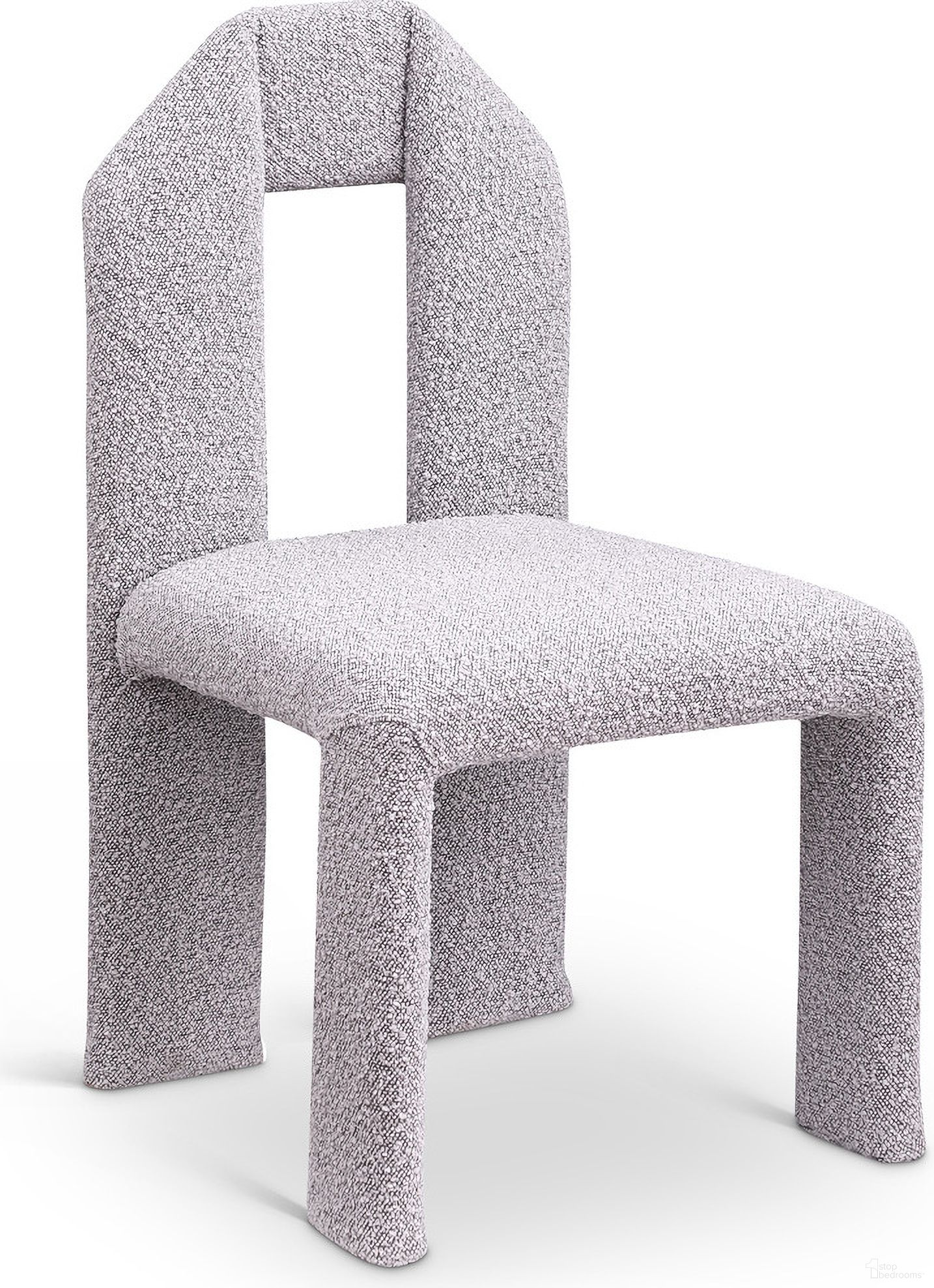 The appearance of Bennett Boucle Fabric Dining Chair Set of 2 In Taupe designed by Meridian in the modern / contemporary interior design. This taupe piece of furniture was selected by 1StopBedrooms from Bennett Collection to add a touch of cosiness and style into your home. Sku: 997Taupe-C. Material: Boucle Fabric. Chair Type: Side Chair.
