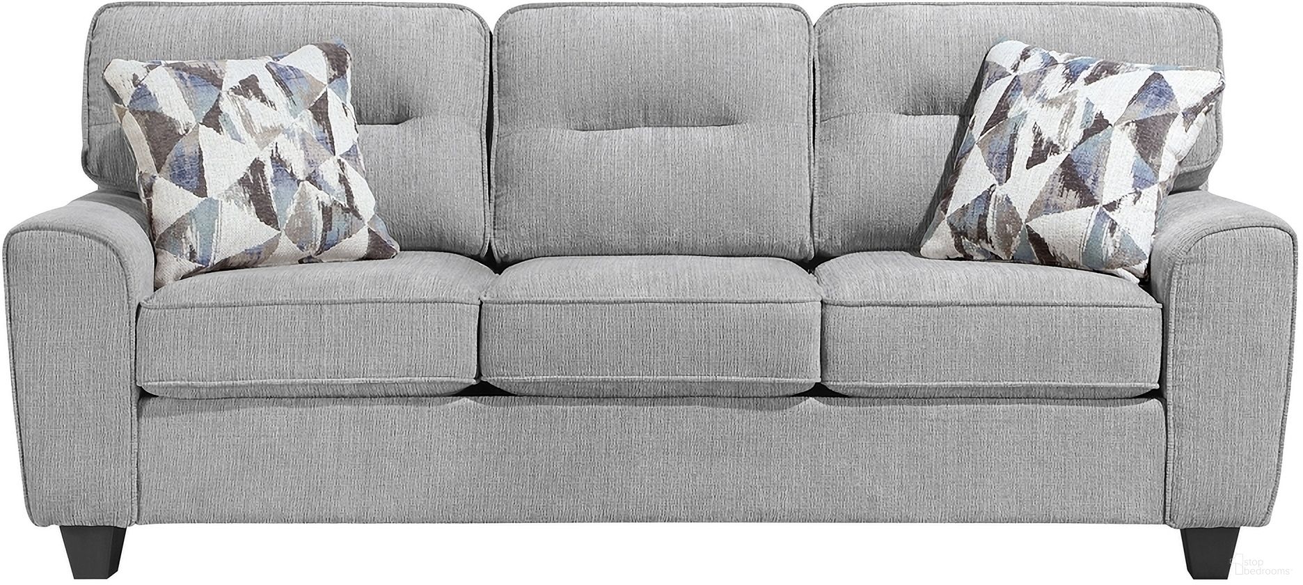 The appearance of Bennett Sofa In Gray designed by Homelegance in the modern / contemporary interior design. This gray piece of furniture was selected by 1StopBedrooms from Bennett Collection to add a touch of cosiness and style into your home. Sku: 8416GY-3. Material: Chenille.