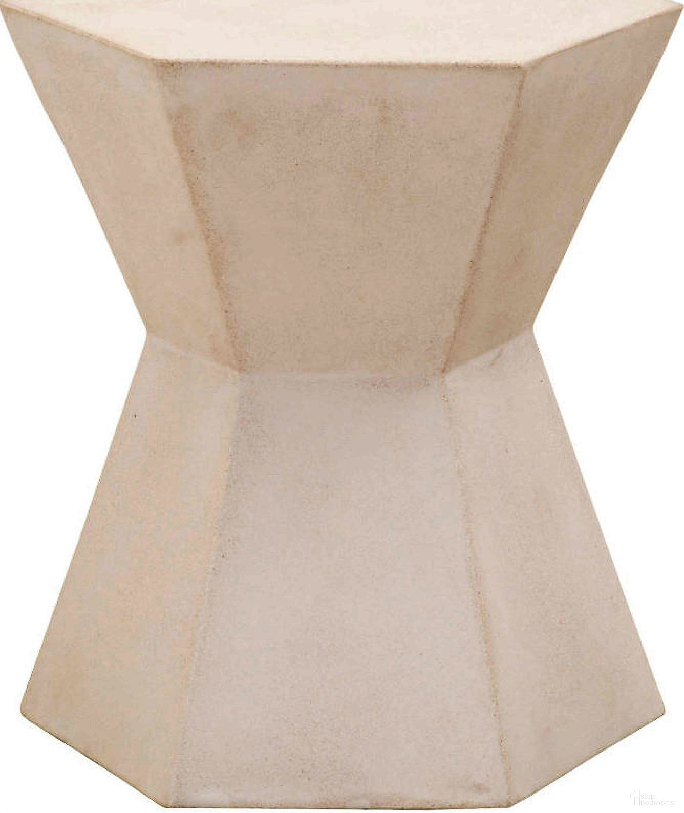 The appearance of District Bento Accent Table In Ivory Concrete designed by Essentials For Living in the modern / contemporary interior design. This ivory concrete piece of furniture  was selected by 1StopBedrooms from District Collection to add a touch of cosiness and style into your home. Sku: 4610.IVO. Material: Concrete.