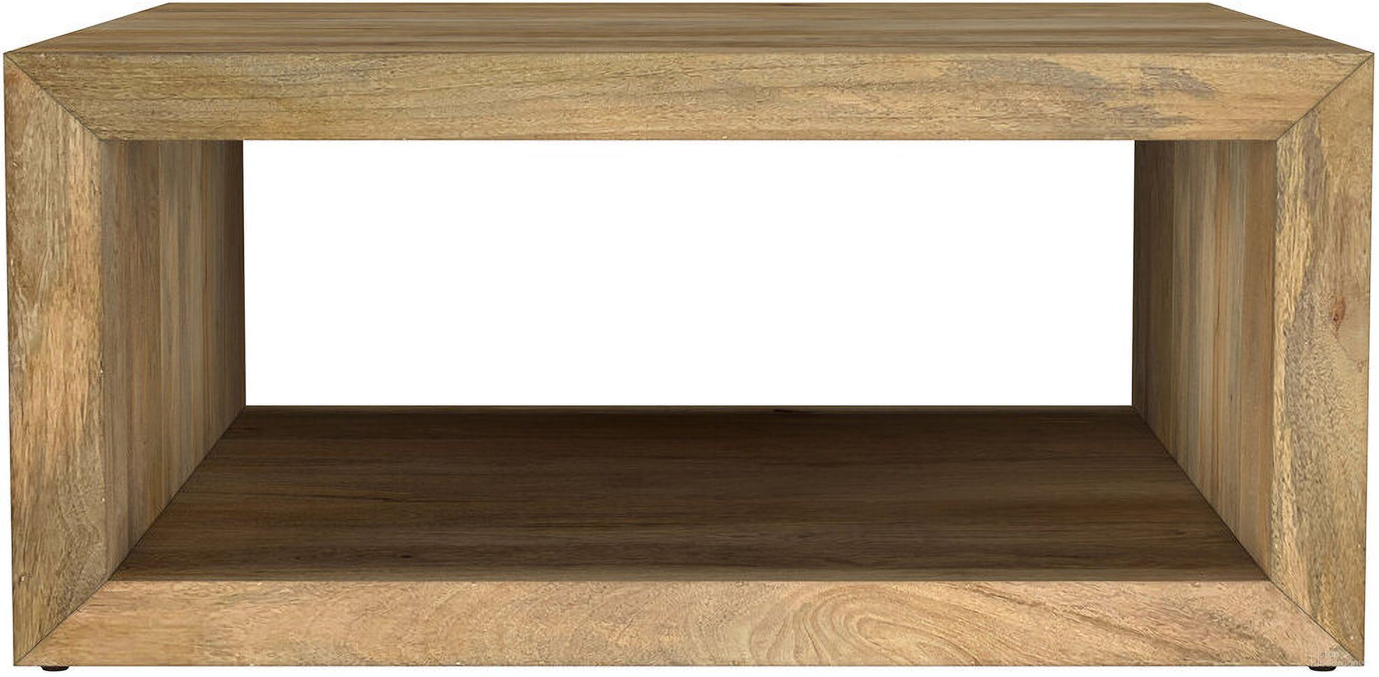 The appearance of Benton Square Solid Mango Wood Coffee Table In Natural designed by Coaster in the rustic / southwestern interior design. This natural piece of furniture  was selected by 1StopBedrooms from Benton Collection to add a touch of cosiness and style into your home. Sku: 706838. Material: Mango.