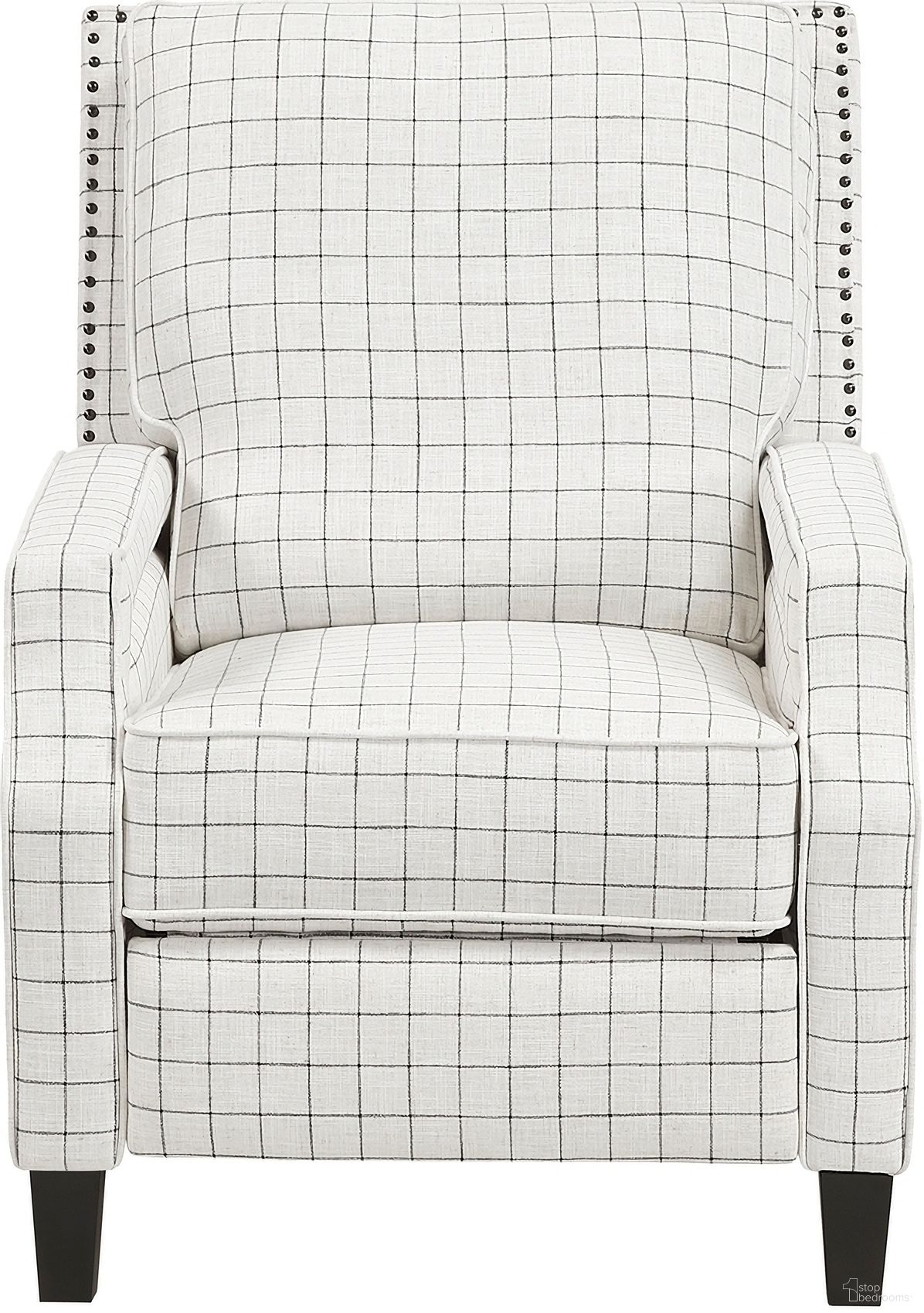 The appearance of Berenson Push Back Reclining Chair In Beige designed by Homelegance in the modern / contemporary interior design. This beige piece of furniture was selected by 1StopBedrooms from Berenson Collection to add a touch of cosiness and style into your home. Sku: 8504WPP-1. Material: Textured.
