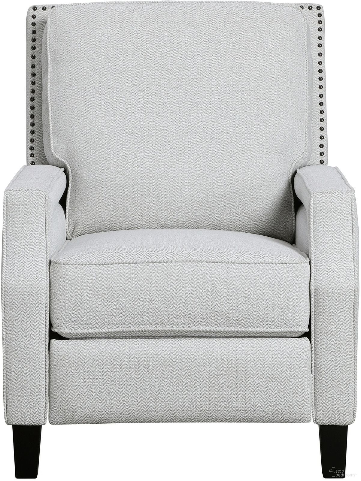 The appearance of Berenson Push Back Reclining Chair In Gray designed by Homelegance in the modern / contemporary interior design. This gray piece of furniture was selected by 1StopBedrooms from Berenson Collection to add a touch of cosiness and style into your home. Sku: 8504FGY-1. Material: Chenille.