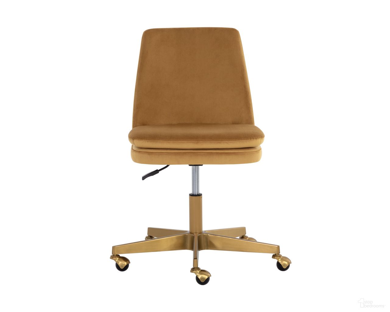 Berget Office Chair In Gold Sky