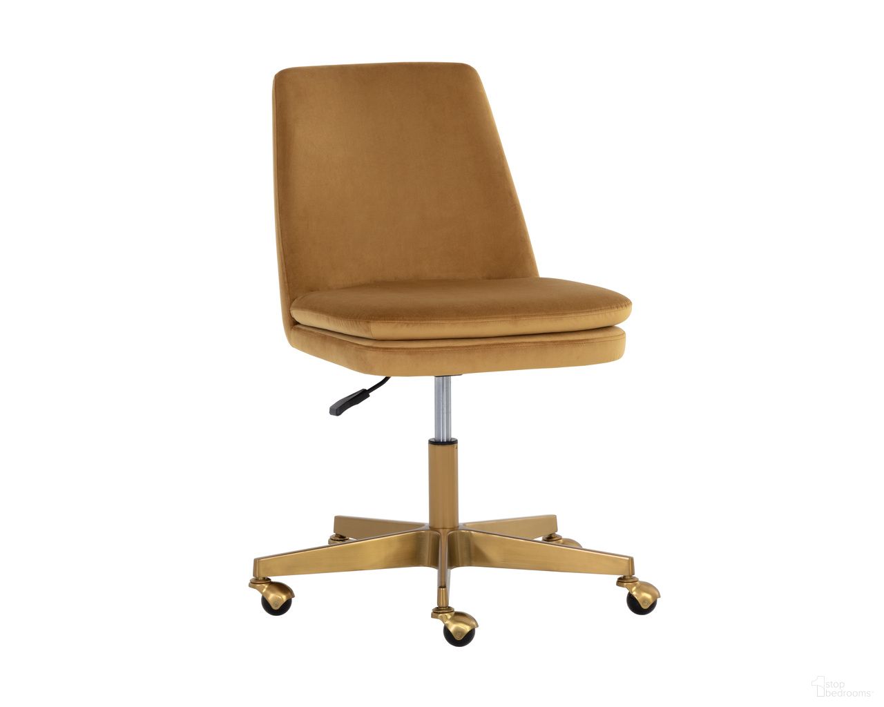 Berget Office Chair In Gold Sky