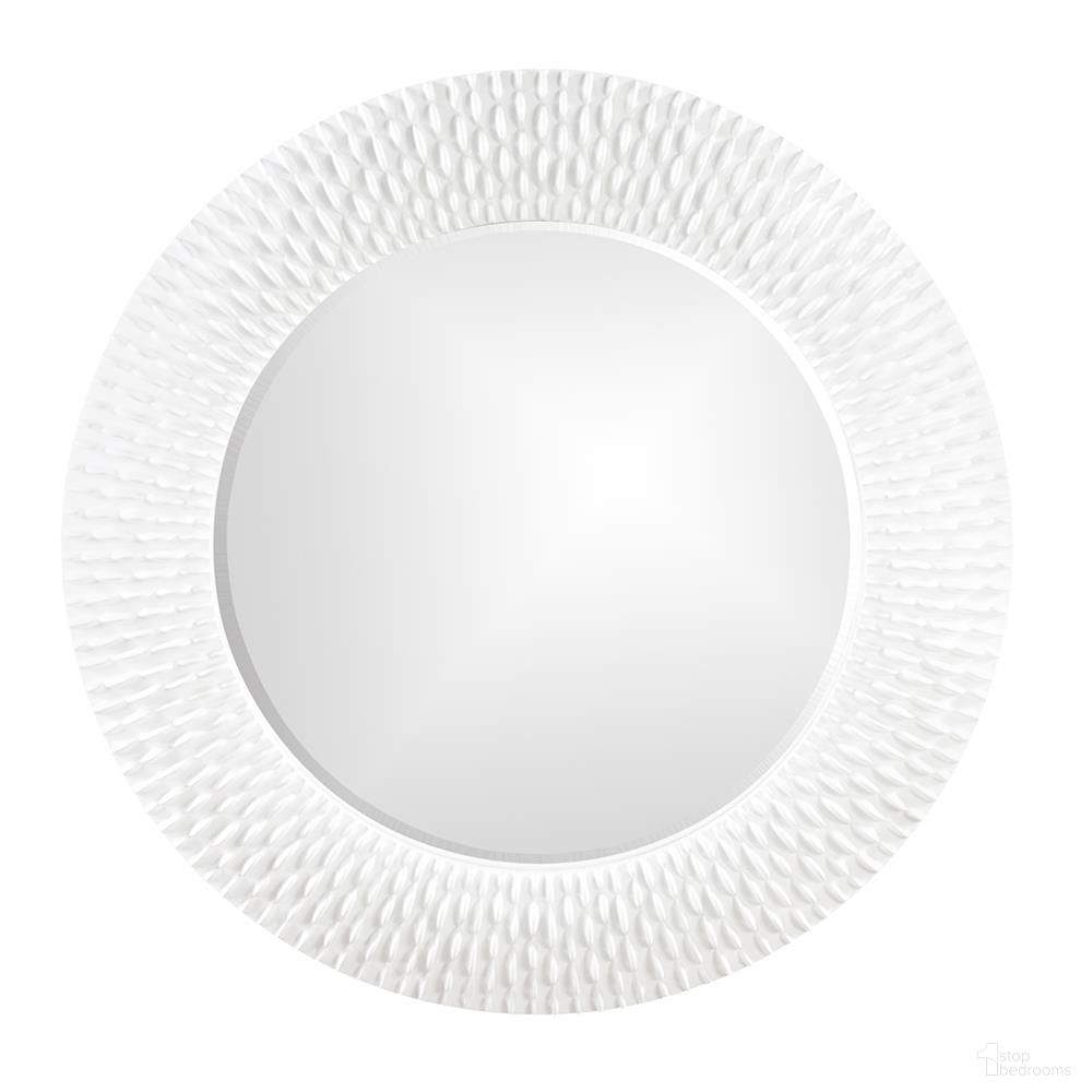 Bergman Mirror In Glossy White