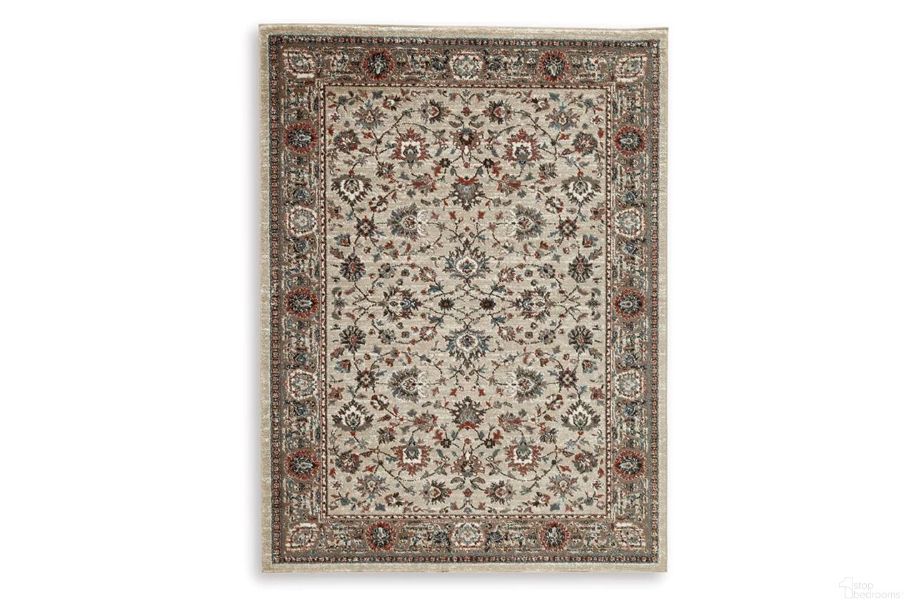 The appearance of Beritham Medium Rug In Blue/Brown/Beige designed by Signature Design by Ashley in the traditional interior design. This blue/brown/beige piece of furniture was selected by 1StopBedrooms from Beritham Collection to add a touch of cosiness and style into your home. Sku: R407262. Material: Fabric.