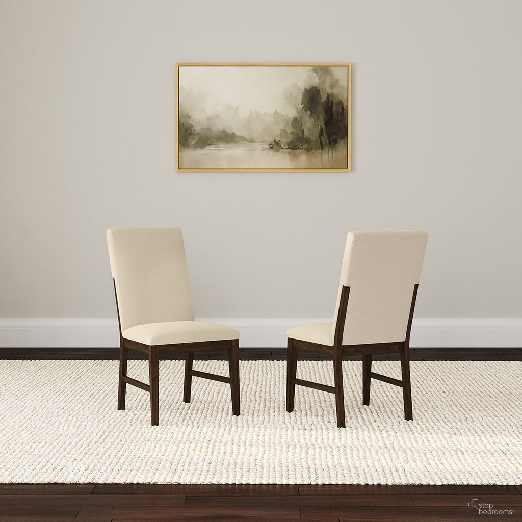 The appearance of Berkeley Upholstered Side Chair Set of 2 In Coffee designed by A-America in the modern / contemporary interior design. This coffee piece of furniture was selected by 1StopBedrooms from Berkeley Collection to add a touch of cosiness and style into your home. Sku: BERCF2692. Material: Solid Rubberwood. Chair Type: Side Chair.