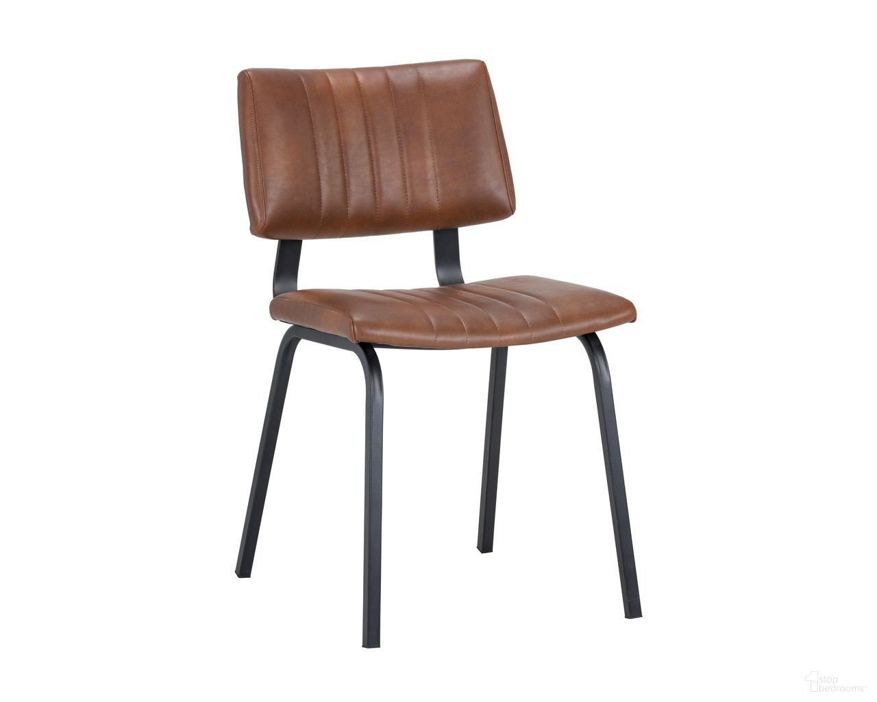 Berkley Dining Chair Set of 2 In Bravo Cognac