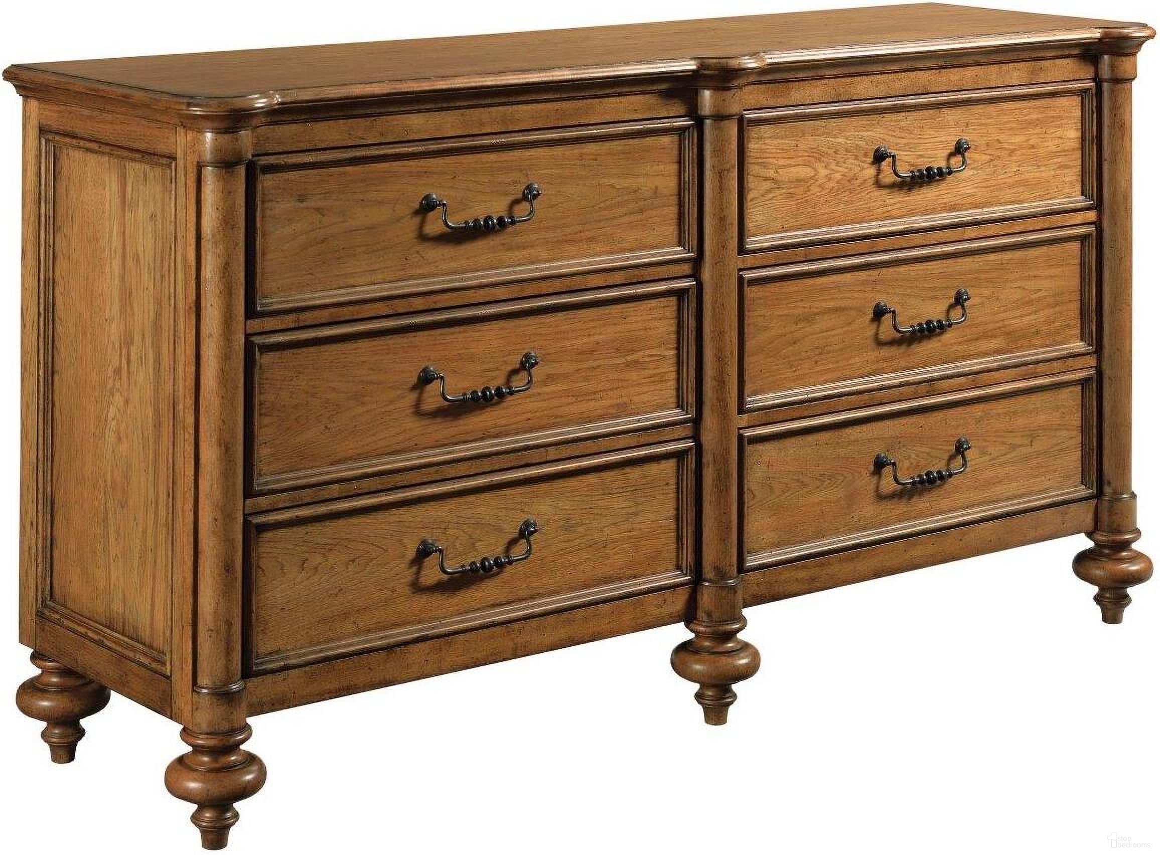 The appearance of Berkshire Mayview Dresser designed by American Drew in the traditional interior design. This medium stain piece of furniture was selected by 1StopBedrooms from Berkshire Collection to add a touch of cosiness and style into your home. Sku: 011-130. Material: Wood.