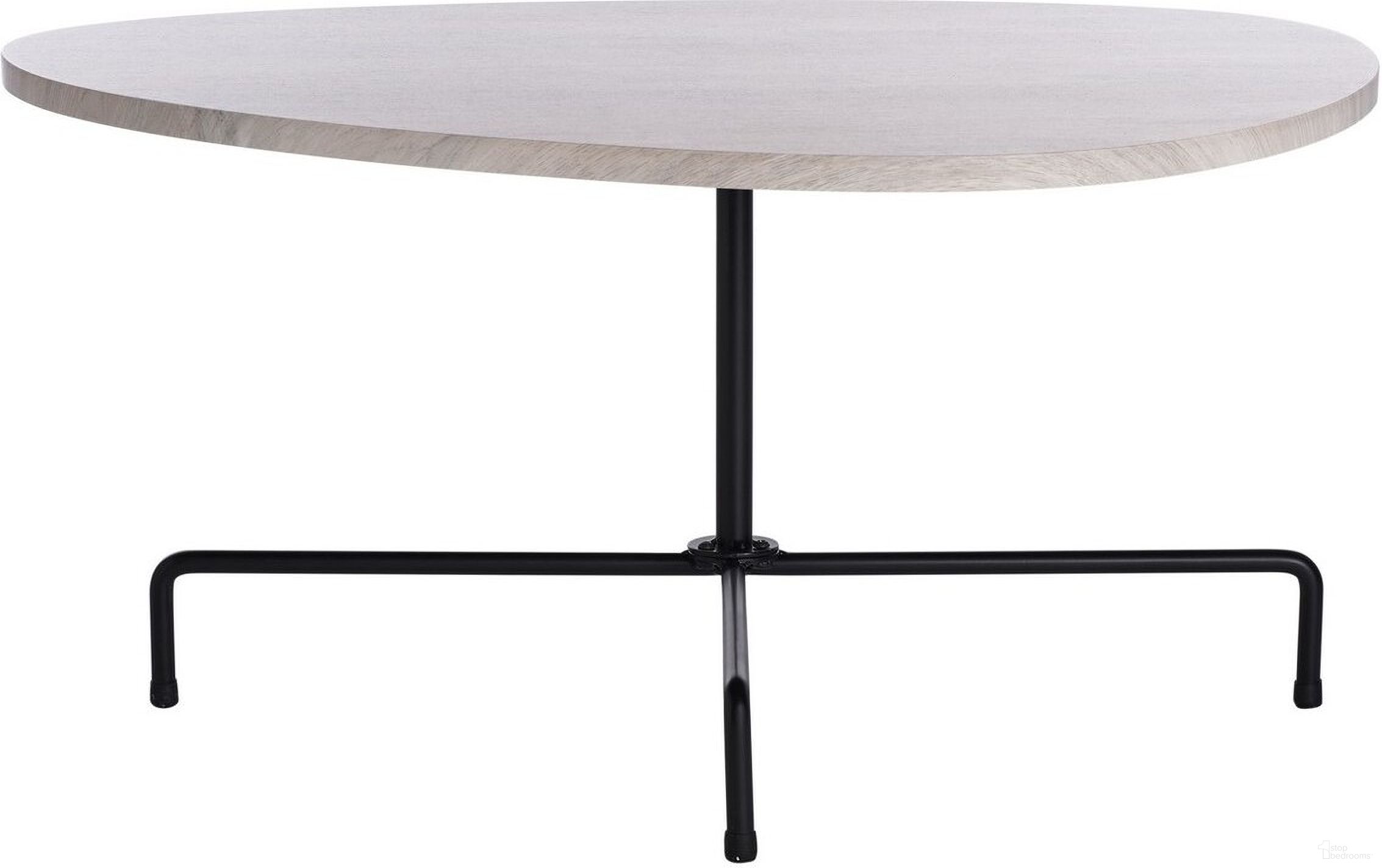 Berlin Tripod Coffee Table in Light Grey