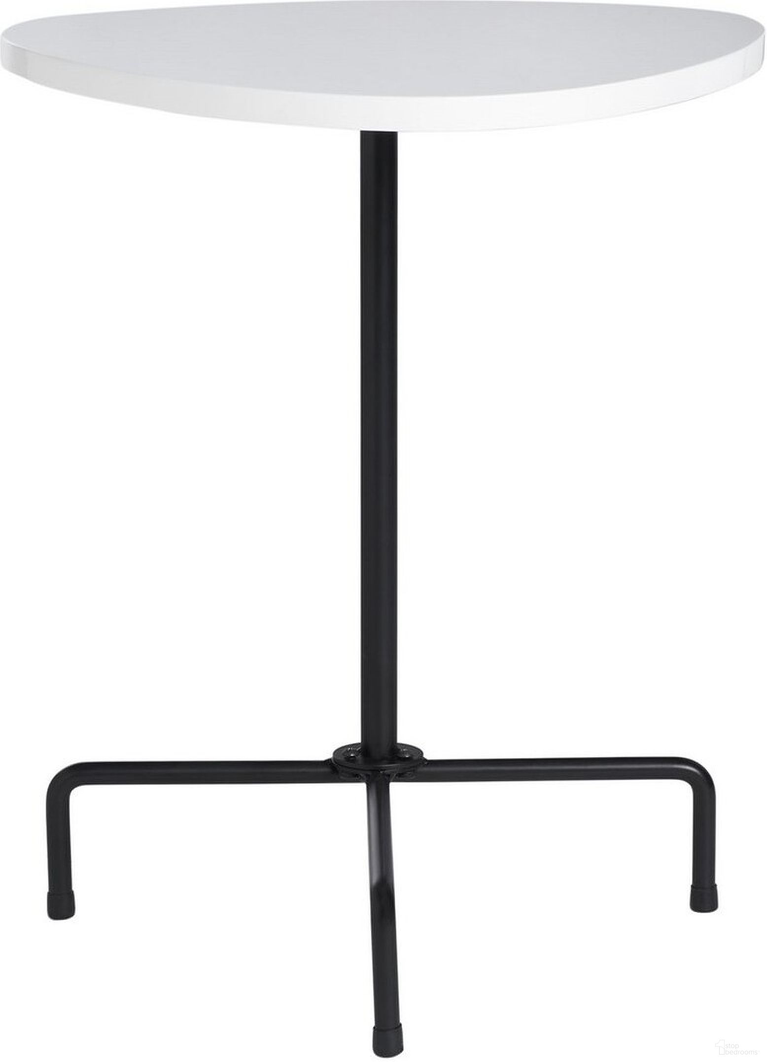 Berlin Tripod Side Table in White
