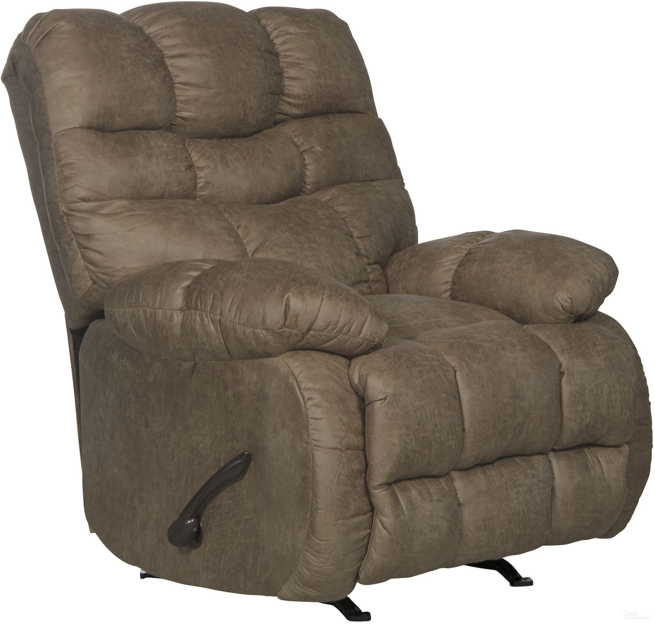 The appearance of Berman Silt Rocker Recliner designed by Catnapper in the modern / contemporary interior design. This brown piece of furniture was selected by 1StopBedrooms from Berman Collection to add a touch of cosiness and style into your home. Sku: 47382122749. Material: Vinyl.