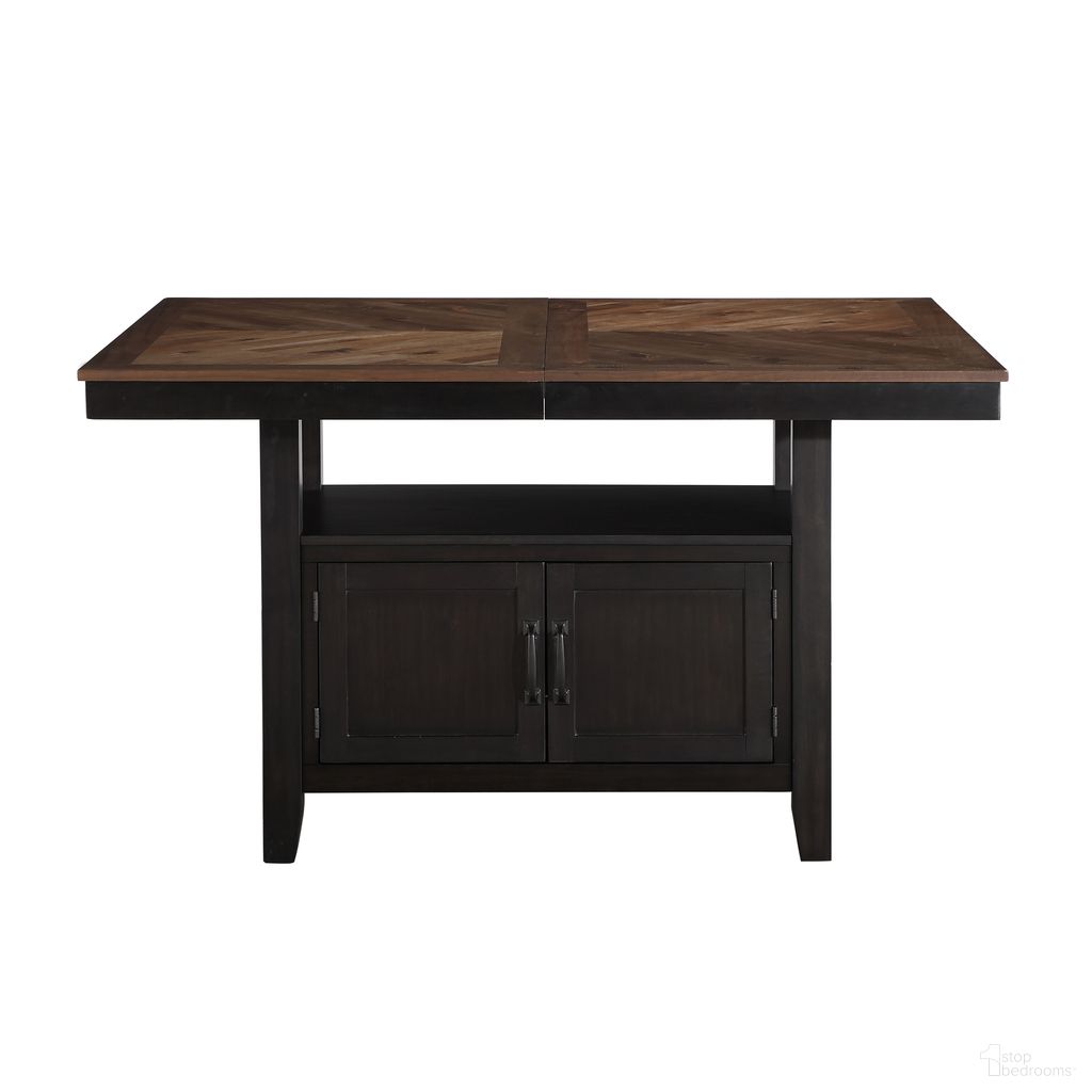 The appearance of Bermuda Storage Counter Table In Black designed by Steve Silver in the modern / contemporary interior design. This black piece of furniture  was selected by 1StopBedrooms from Bermuda Collection to add a touch of cosiness and style into your home. Sku: BEM500PT. Table Base Style: Trestle. Material: MDF. Table Top Shape: Rectangular.
