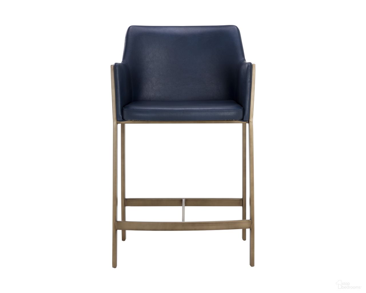 Bernadette Counter Stool In Bravo Admiral