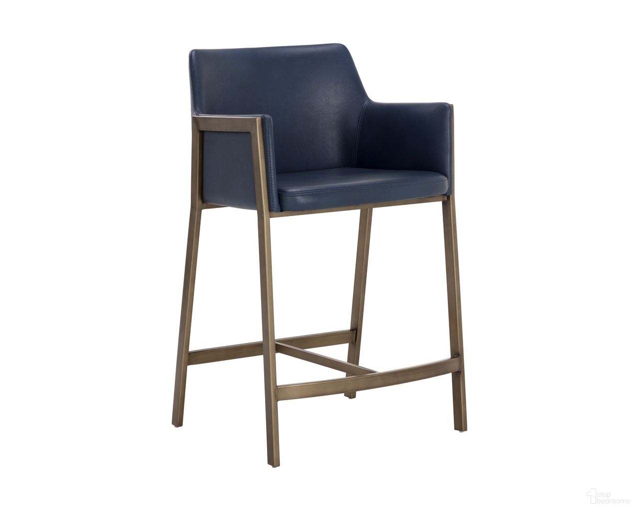 Bernadette Counter Stool In Bravo Admiral