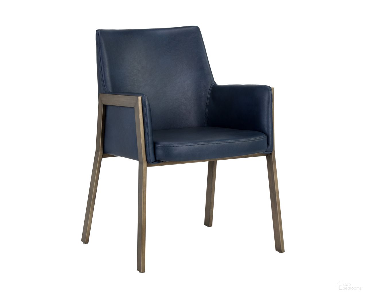 Bernadette Dining Armchair In Bravo Admiral