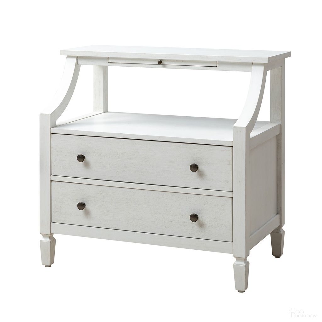 The appearance of Bernadette Nightstand In White designed by Karat Home in the traditional interior design. This white piece of furniture was selected by 1StopBedrooms from Bernadette Collection to add a touch of cosiness and style into your home. Sku: NSHM0852-WTE. Material: Engineered Wood.