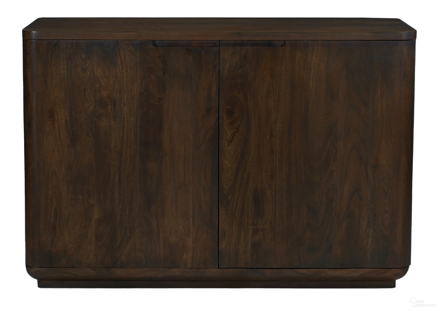 Bernard 2-Door Sideboard In Barista Brown On Solid Acacia Wood