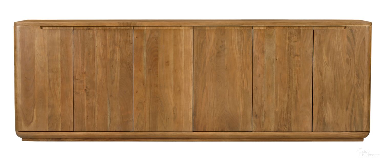 Bernard 6-Door Sideboard In Acacia Tan
