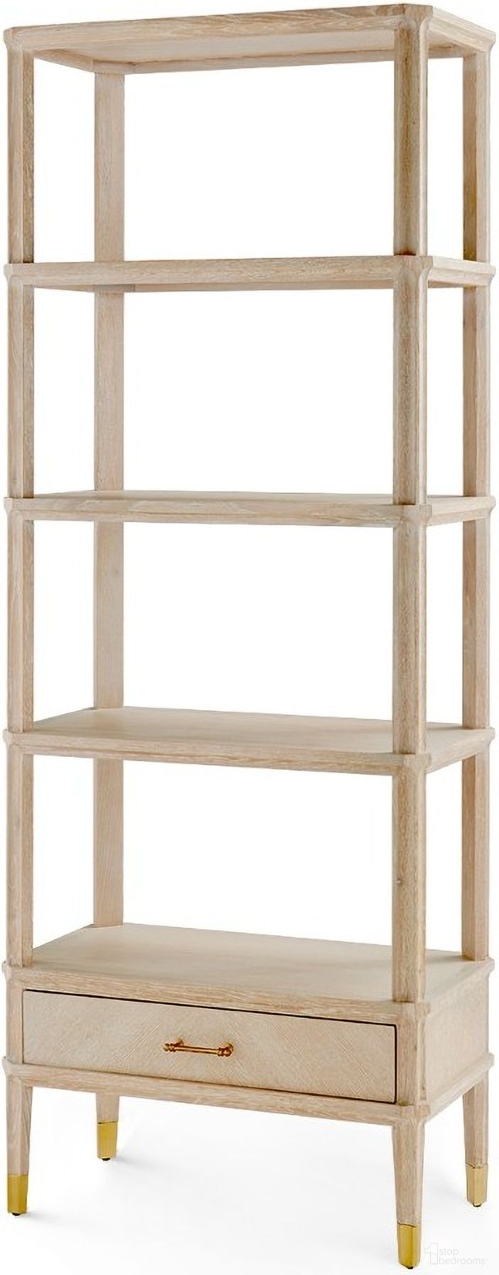 The appearance of Bertram Etagere In Sand designed by Villa & House in the transitional interior design. This sand piece of furniture was selected by 1StopBedrooms from Bertram Collection to add a touch of cosiness and style into your home. Sku: BTM-475-99. Material: Wood.