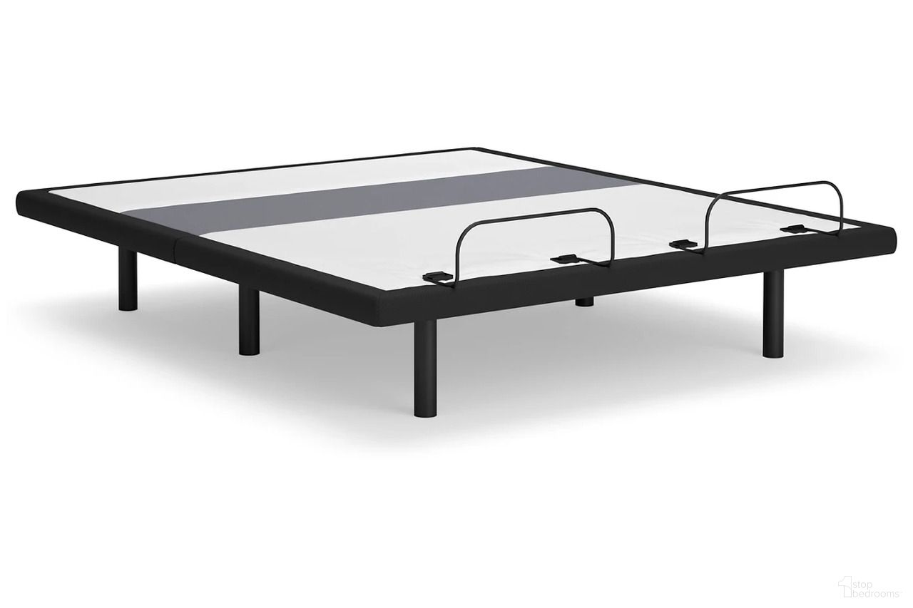The appearance of Best Base with Lumbar and Audio King Adjustable Base In Charcoal Gray designed by Signature Design by Ashley in the traditional interior design. This charcoal gray piece of furniture  was selected by 1StopBedrooms from Best Base with Lumbar and Audio Collection to add a touch of cosiness and style into your home. Sku: M5X542. Bed Size: King.