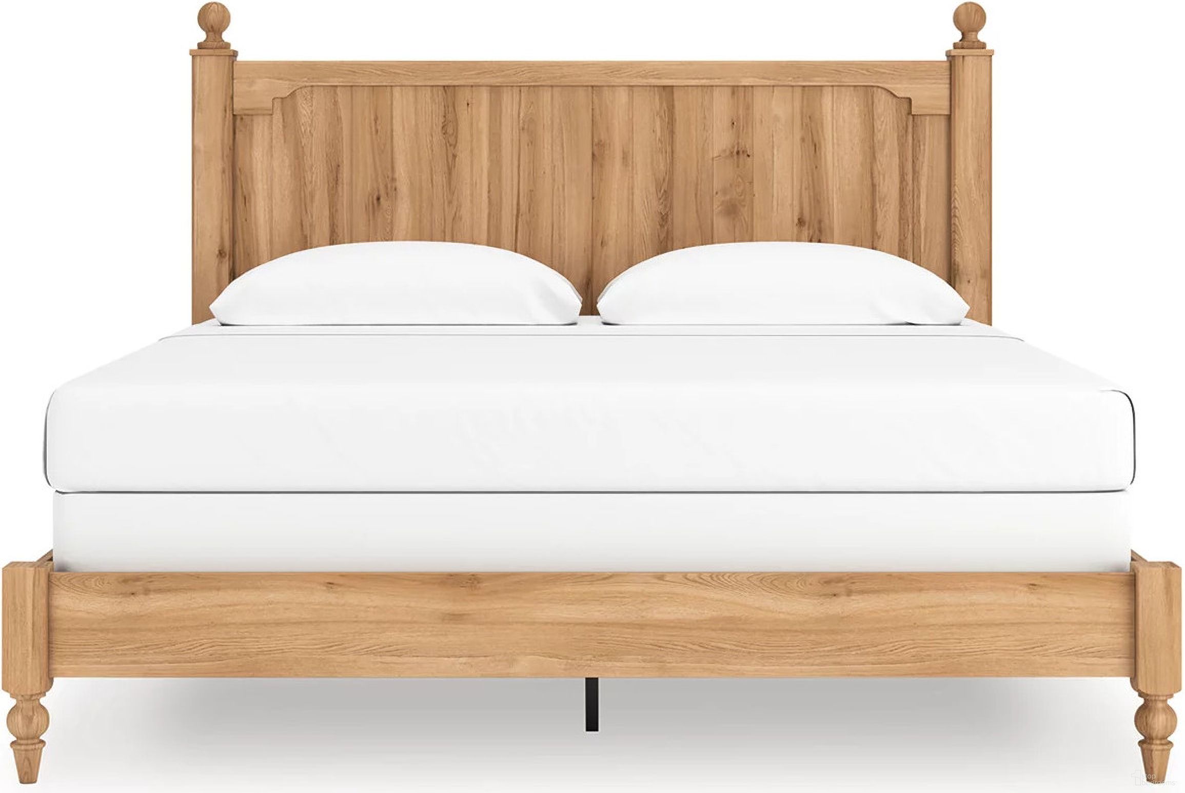 The appearance of Bestmere King Panel Bed In Warm Brown designed by Signature Design by Ashley in the traditional interior design. This warm brown piece of furniture was selected by 1StopBedrooms from Bestmere Collection to add a touch of cosiness and style into your home. Sku: NCB1075-56;NCB1075-58. Bed Type: Panel Bed. Bed Size: King.