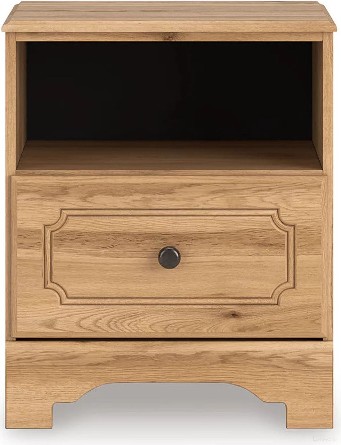 The appearance of Bestmere Nightstand In Warm Brown designed by Signature Design by Ashley in the traditional interior design. This warm brown piece of furniture was selected by 1StopBedrooms from Bestmere Collection to add a touch of cosiness and style into your home. Sku: NCB1075-91. Material: Wood.