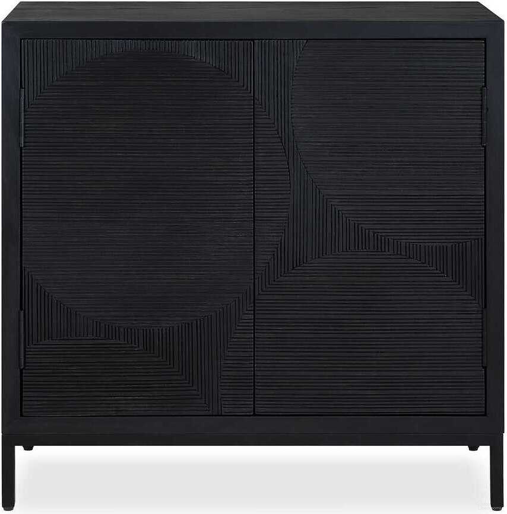 The appearance of Beswick 2 Door Cabinet In Black designed by Uttermost in the modern / contemporary interior design. This black piece of furniture was selected by 1StopBedrooms from Beswick Collection to add a touch of cosiness and style into your home. Sku: 50063. Material: Iron.