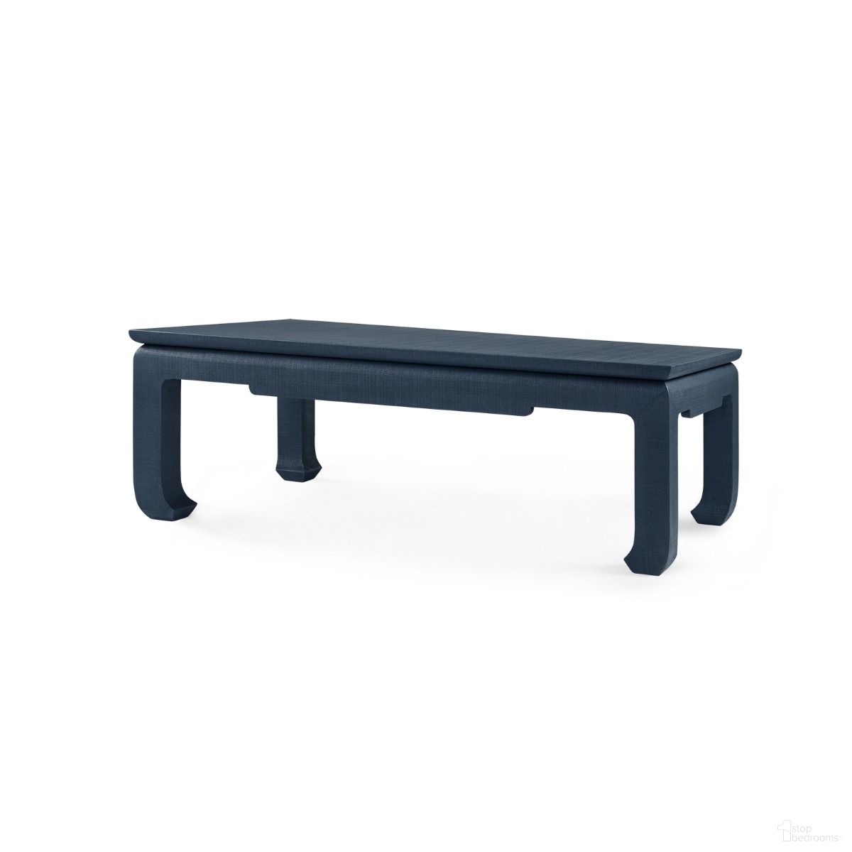 The appearance of Bethany Large Rectangular Coffee Table In Storm Blue designed by Villa & House in the transitional interior design. This blue piece of furniture was selected by 1StopBedrooms from Bethany Collection to add a touch of cosiness and style into your home. Sku: BTH-315-538. Material: Linen.