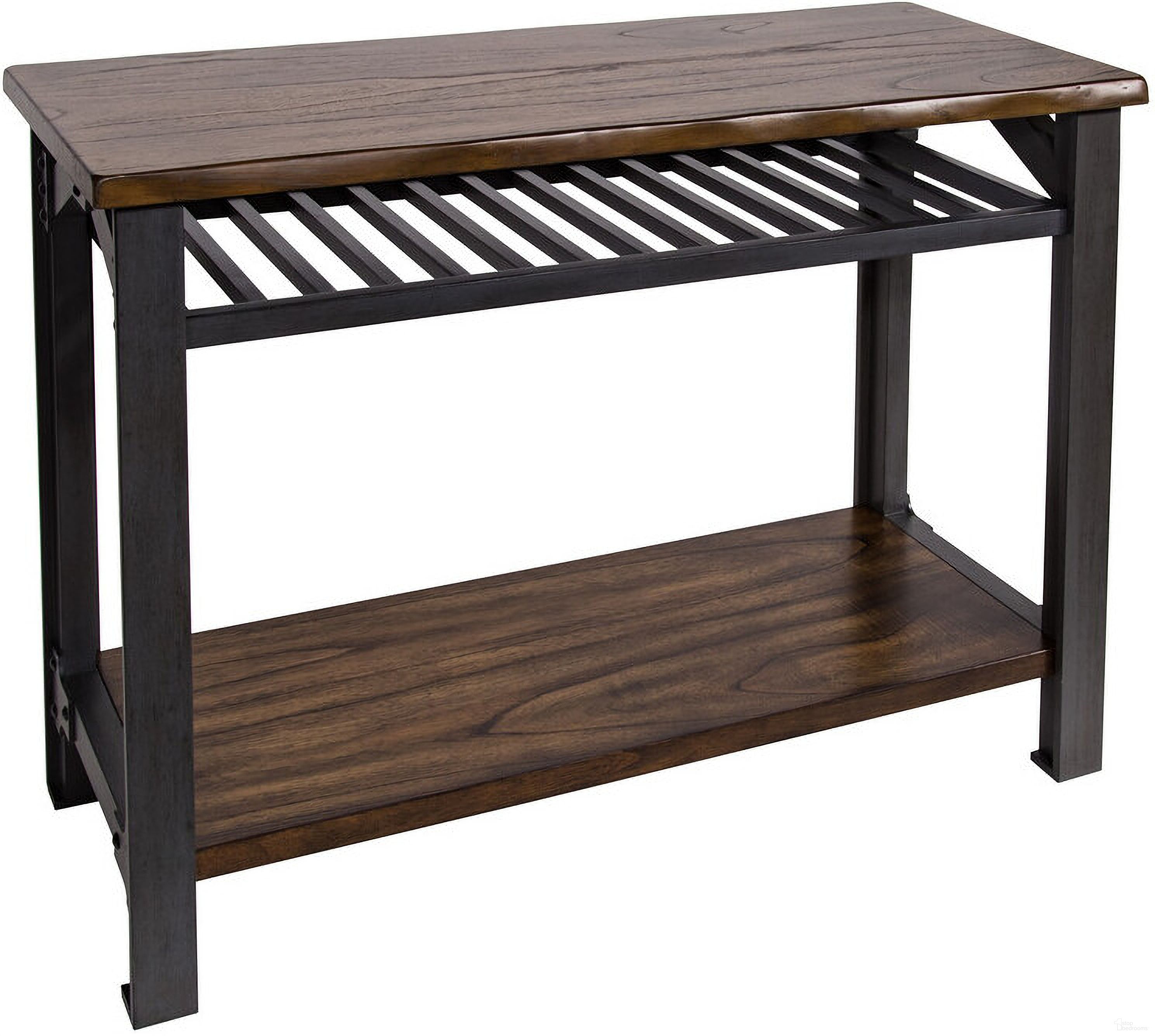 The appearance of Bethel Park Console Table In Medium Brown designed by Yosemite Home Decor in the transitional interior design. This medium brown piece of furniture was selected by 1StopBedrooms from to add a touch of cosiness and style into your home. Sku: 240018. Material: Wood.
