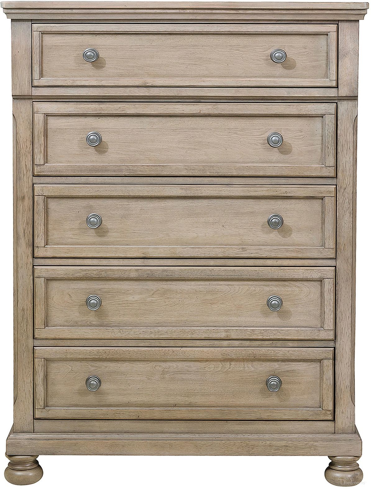 The appearance of Bethel Wire Brushed Chest designed by Homelegance in the transitional interior design. This gray piece of furniture was selected by 1StopBedrooms from Bethel Collection to add a touch of cosiness and style into your home. Sku: 2259GY-9. Material: Wood.