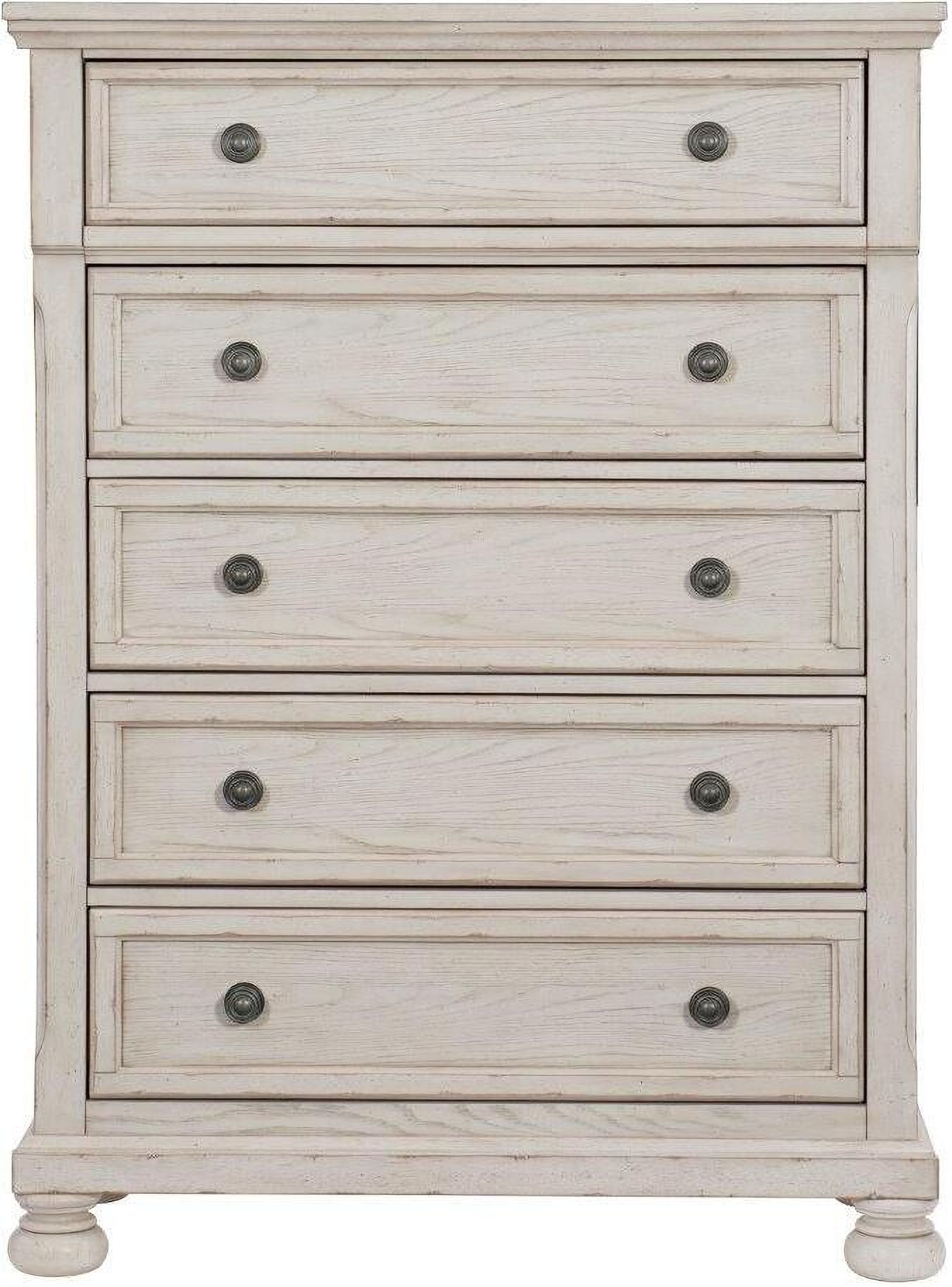 The appearance of Bethel Wire Brushed White Chest designed by Homelegance in the transitional interior design. This white piece of furniture was selected by 1StopBedrooms from Bethel Collection to add a touch of cosiness and style into your home. Sku: 2259W-9. Material: Wood.