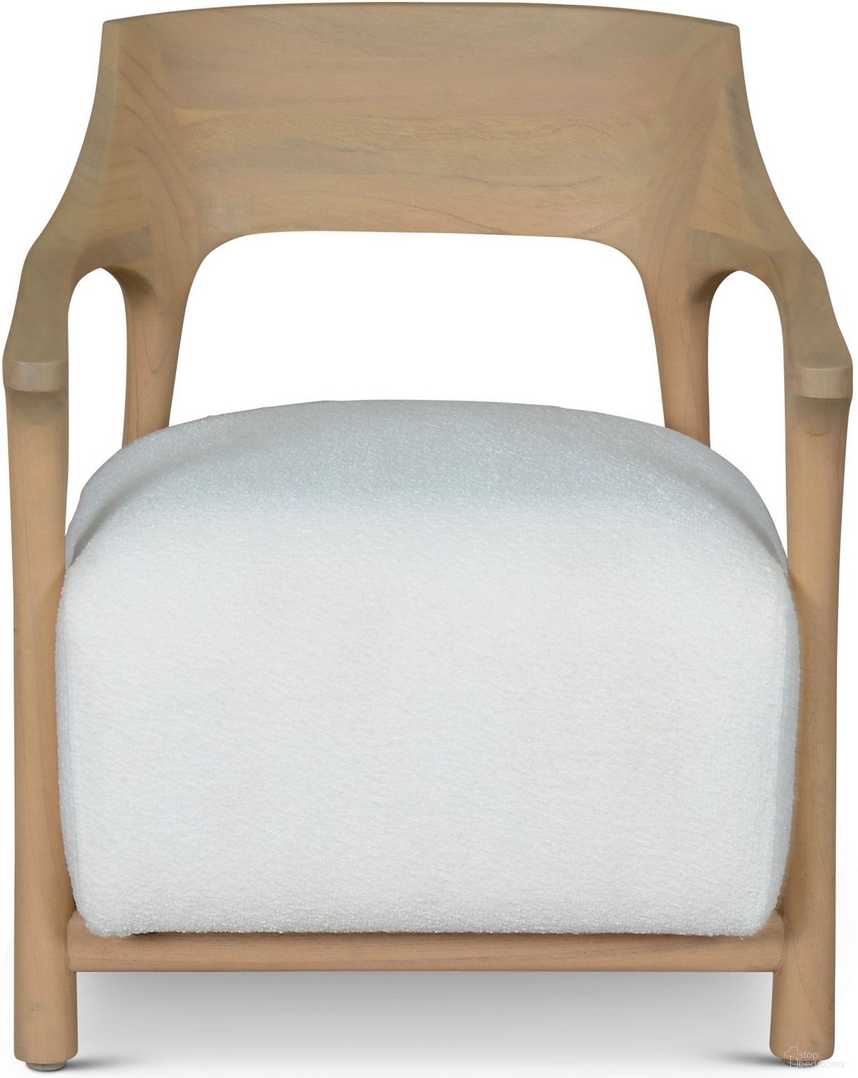 The appearance of Betsy Accent Chair In Natural And Inverness White designed by Urbia in the modern / contemporary interior design. This natural/inverness white piece of furniture was selected by 1StopBedrooms from Betsy Collection to add a touch of cosiness and style into your home. Sku: IMS-BETSY-1S-01. Material: Wood.