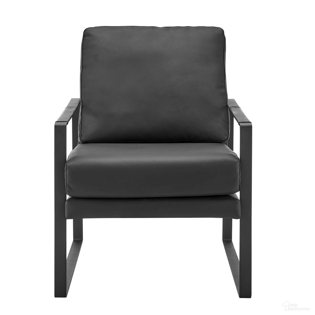 Bettina Lounge Chair In Black and Matte Black