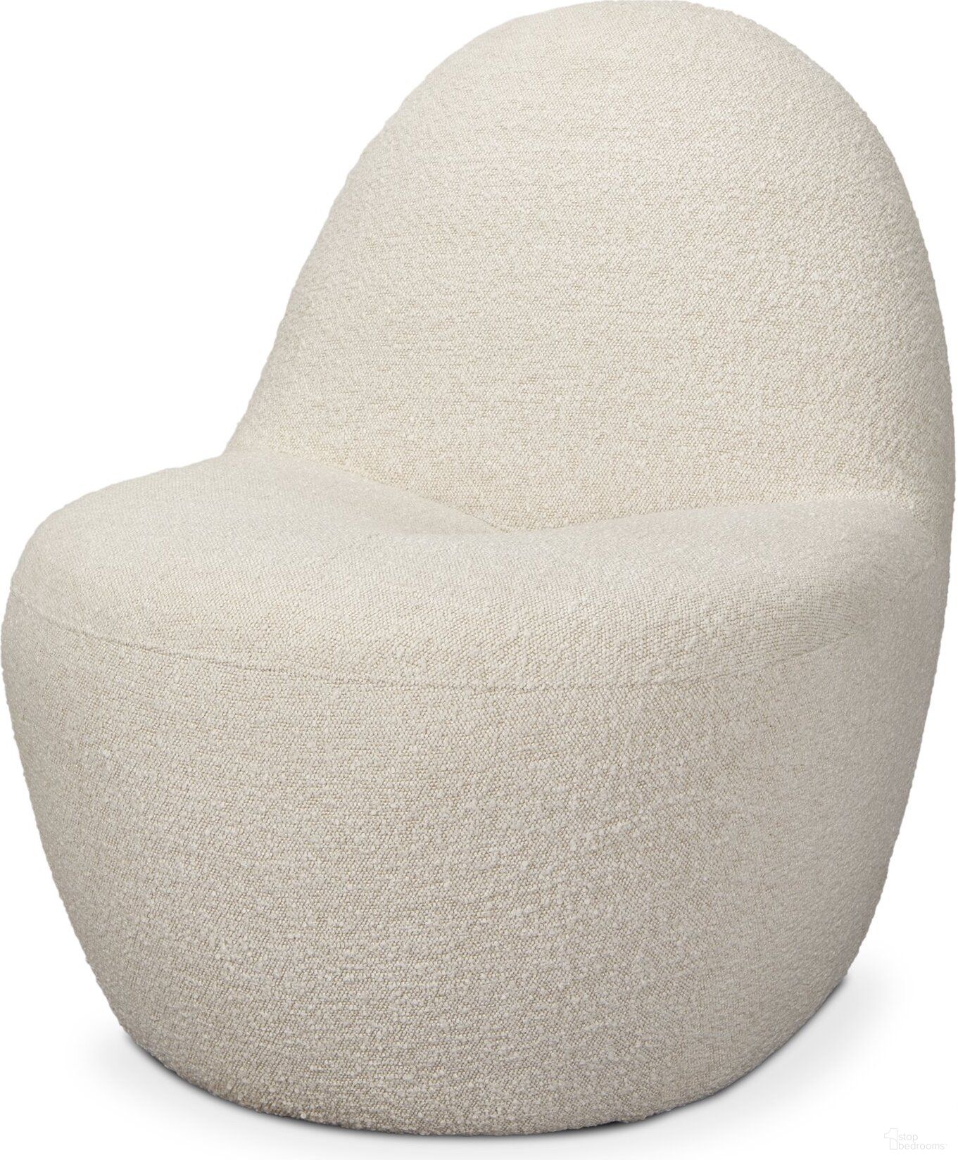 The appearance of Beverly Accent Chair In Cream Boucle designed by Mercana in the modern / contemporary interior design. This cream piece of furniture was selected by 1StopBedrooms from Beverly Collection to add a touch of cosiness and style into your home. Sku: 70375. Material: Boucle.