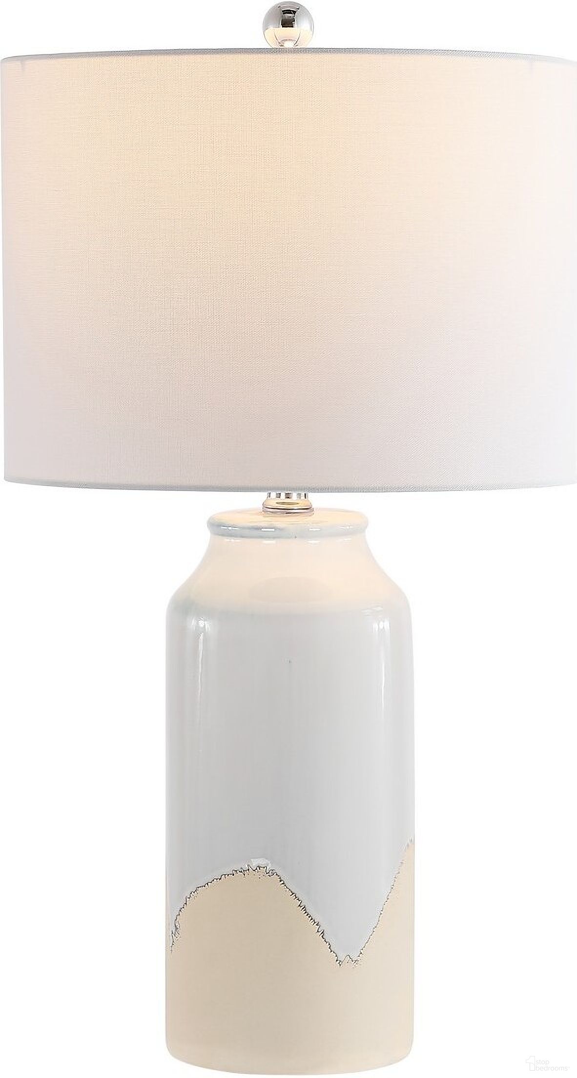 The appearance of Bevlen Table Lamp in Antique White designed by Safavieh in the modern / contemporary interior design. This antique white piece of furniture was selected by 1StopBedrooms from Bevlen Collection to add a touch of cosiness and style into your home. Sku: TBL4402A. Material: Ceramic.