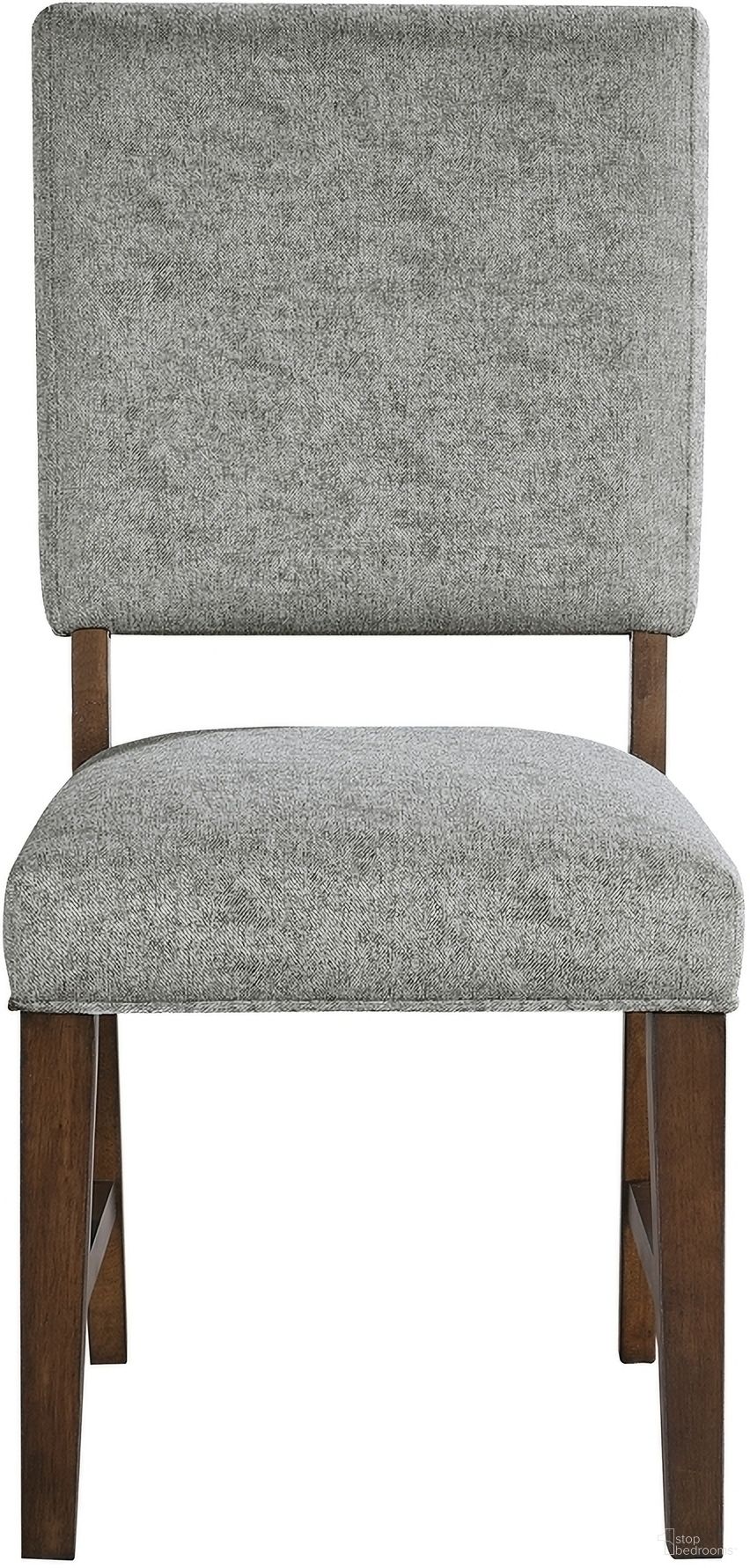 The appearance of Franco Side Chair Set of 2 In Gray and Brown designed by Homelegance in the transitional interior design. This gray/brown piece of furniture  was selected by 1StopBedrooms from Franco Collection to add a touch of cosiness and style into your home. Sku: 5414S. Material: Textured. Chair Type: Side Chair.