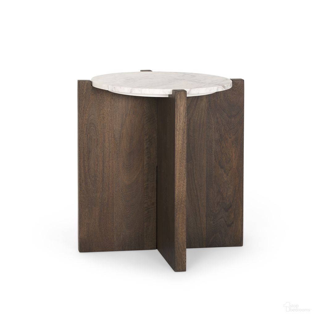 Bianca Accent Table In Dark Brown