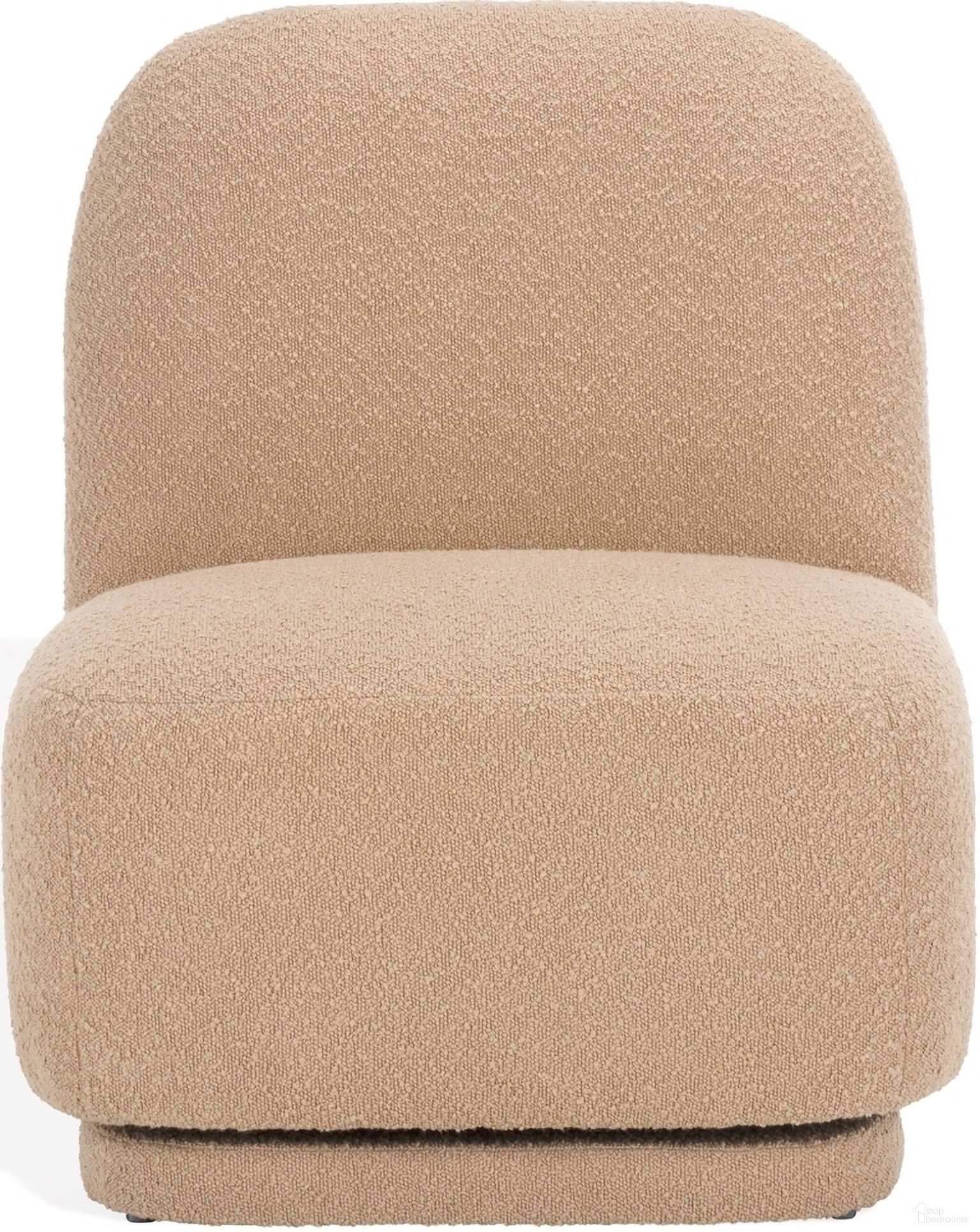 The appearance of Bianka Boucle Swivel Chair In Oatmeal designed by Safavieh Couture in the modern / contemporary interior design. This oatmeal piece of furniture  was selected by 1StopBedrooms from Bianka Collection to add a touch of cosiness and style into your home. Sku: SFA1009B. Material: Wood.