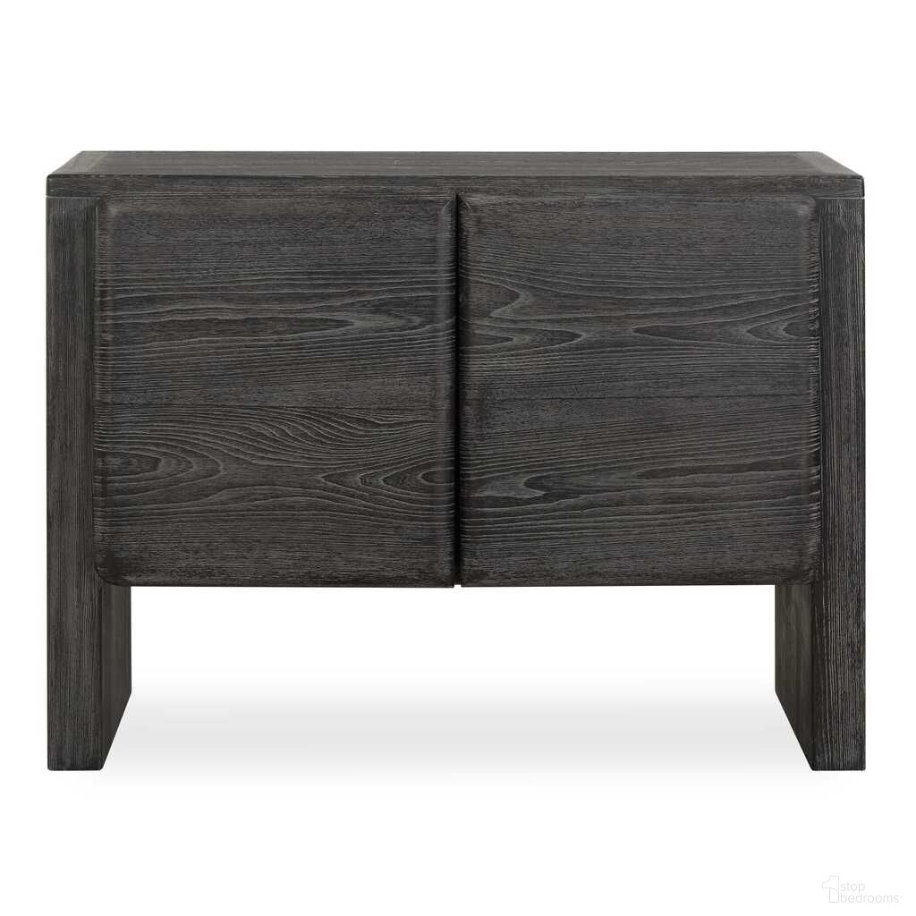 The appearance of Bierk Dark Stain 2 Door Cabinet In Black and Woodtone designed by Uttermost in the modern / contemporary interior design. This black and woodtone piece of furniture was selected by 1StopBedrooms from Bierk Collection to add a touch of cosiness and style into your home. Sku: 50355. Material: Elm.