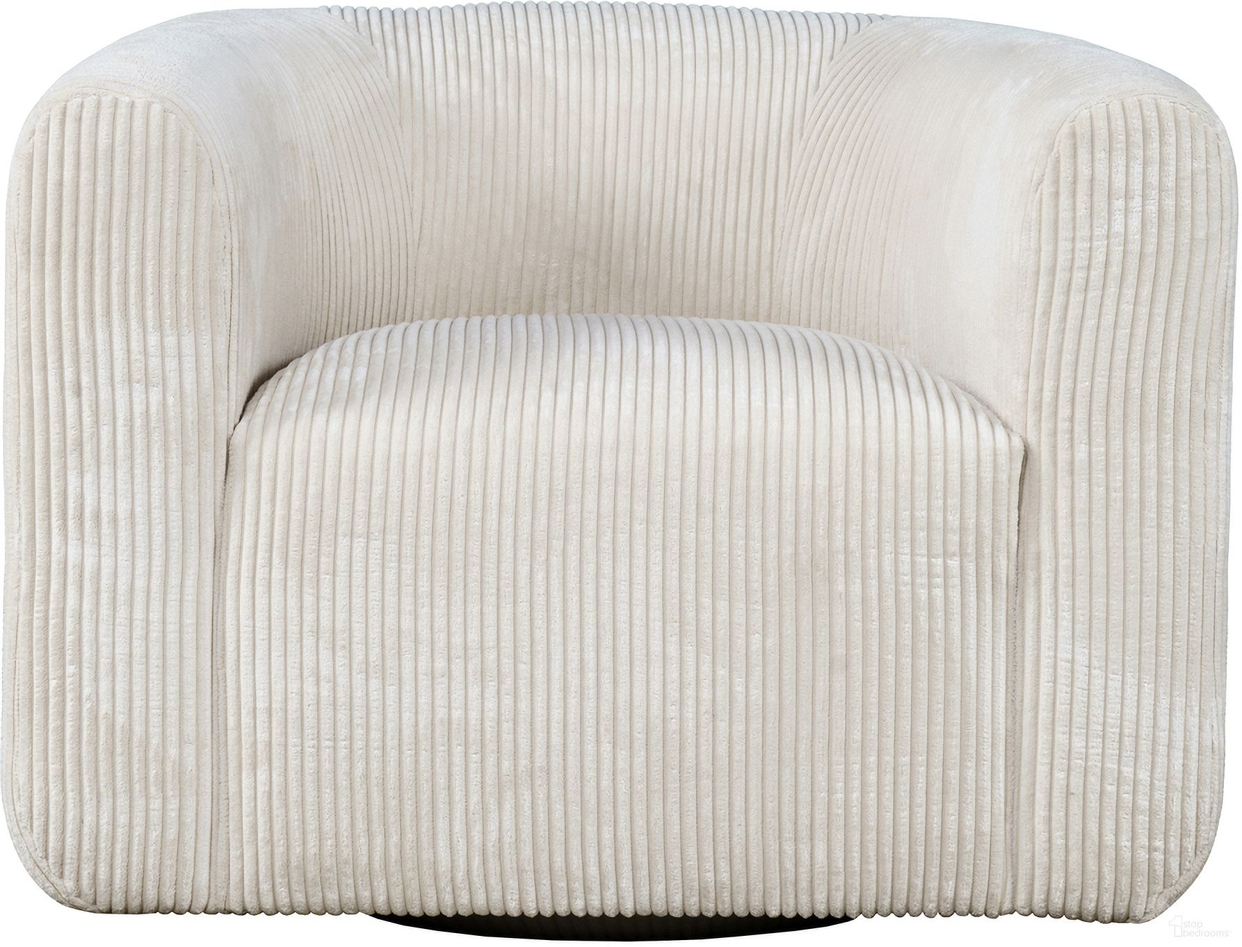 The appearance of Biggs Corduroy Upholstered Curved Barrel Swivel Accent Chair In Natural designed by Jofran in the modern / contemporary interior design. This natural piece of furniture was selected by 1StopBedrooms from Biggs Collection to add a touch of cosiness and style into your home. Sku: BIGGS-SW-NATURAL. Material: Iron.