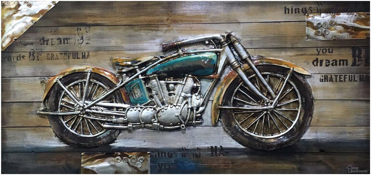 Bike Passion I Wall Art In Multicolor