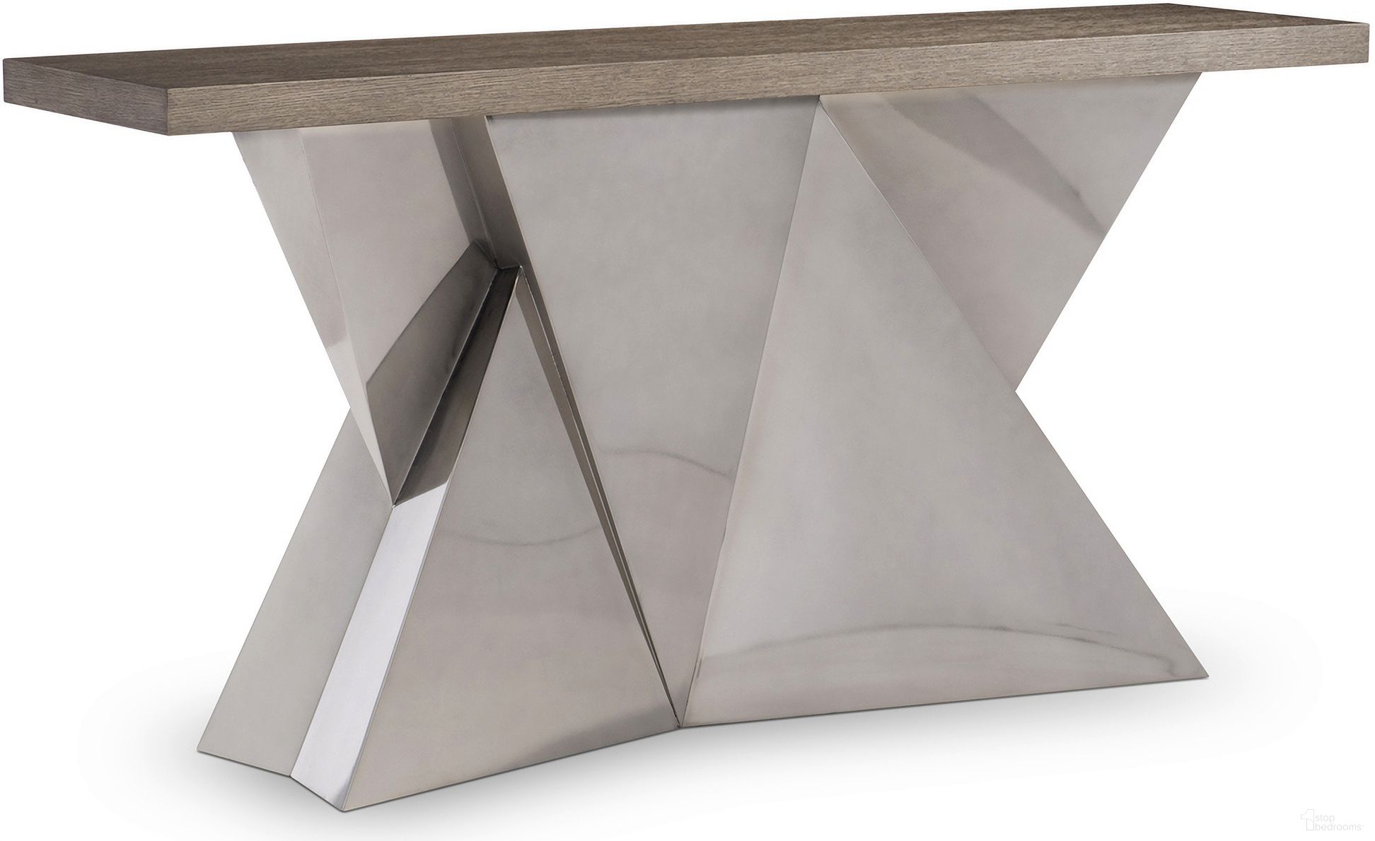 The appearance of Binti Console Table In Light Bronze designed by Bernhardt in the modern / contemporary interior design. This light bronze piece of furniture was selected by 1StopBedrooms from Binti Collection to add a touch of cosiness and style into your home. Sku: 332914. Material: Wood.
