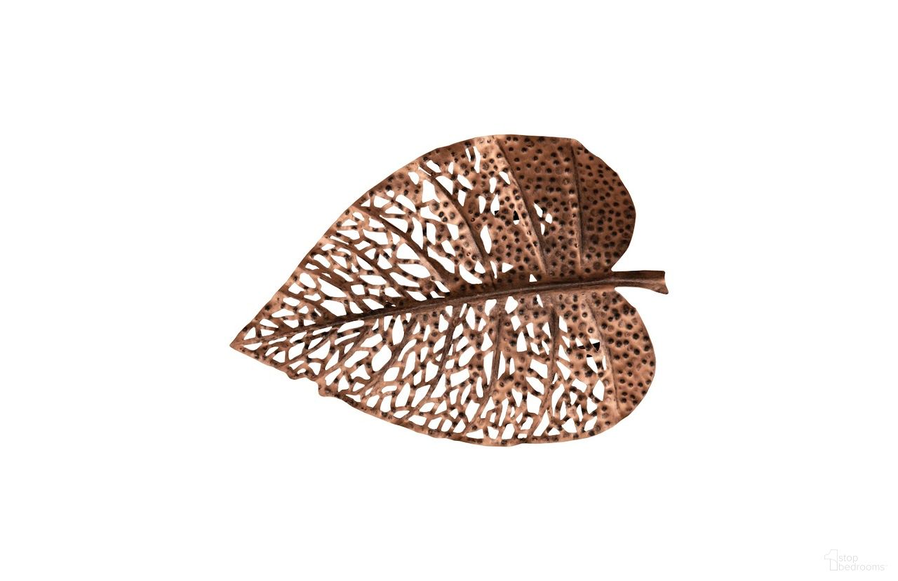 Birch Leaf Metal Extra Small Wall Art In Copper