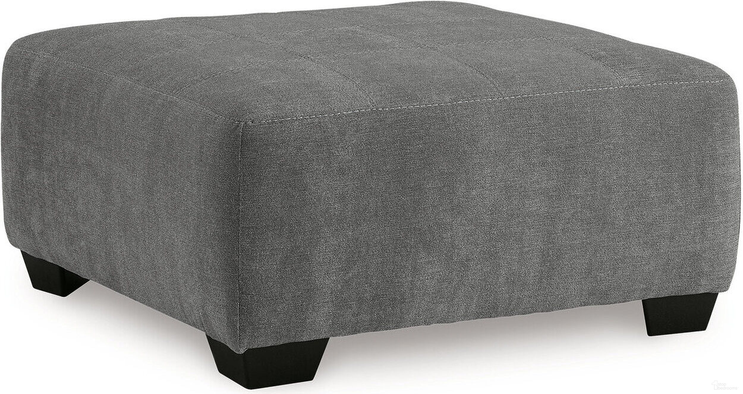 The appearance of Birkdale Court Oversized Accent Ottoman In Gray designed by Signature Design by Ashley in the modern / contemporary interior design. This gray piece of furniture  was selected by 1StopBedrooms from Birkdale Court Collection to add a touch of cosiness and style into your home. Sku: 3240208. Material: Fabric.