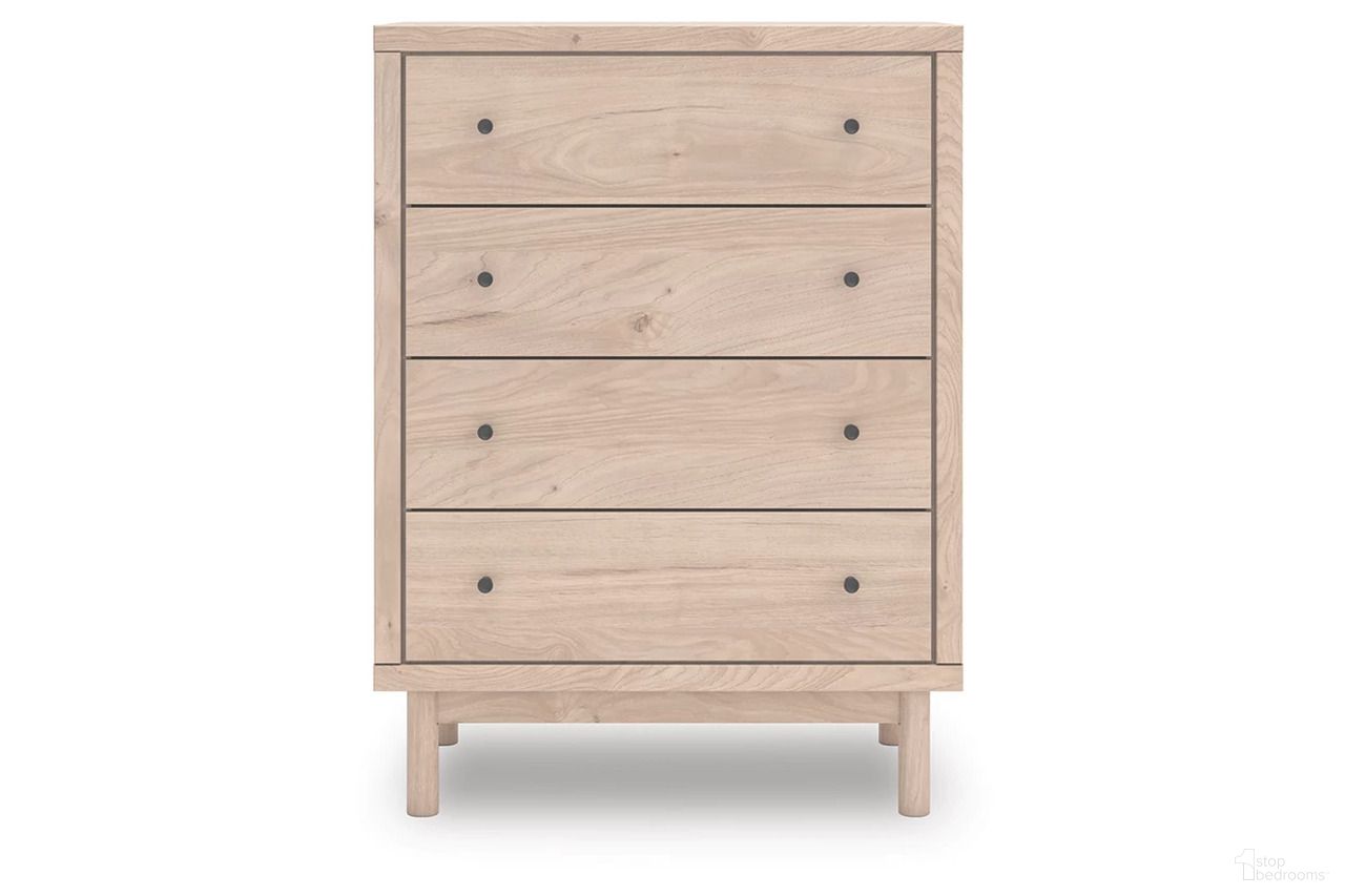 The appearance of Birkmore Chest of Drawers In Tan designed by Signature Design by Ashley in the transitional interior design. This tan piece of furniture was selected by 1StopBedrooms from Birkmore Collection to add a touch of cosiness and style into your home. Sku: NCB1566-244. Material: Wood.