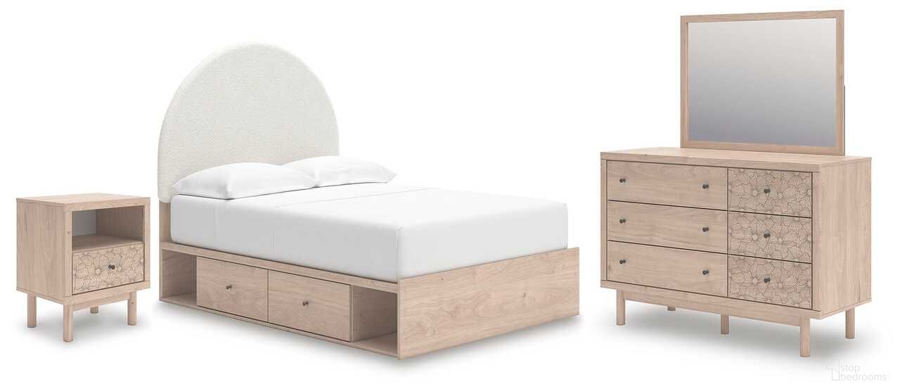 The appearance of Birkmore Youth Panel Storage Bedroom Set In Tan and White designed by Signature Design by Ashley in the transitional interior design. This tan/white piece of furniture  was selected by 1StopBedrooms from Birkmore Collection to add a touch of cosiness and style into your home. Sku: B100-12;NCB1566-150;NCB1566-84;NCB1566-87;NCB1566-91. Material: Wood. Bed Size: Full.